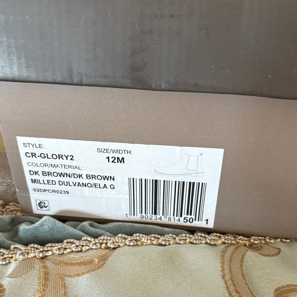Crown Vintage Dark Brown Leather Ankle Boots - Picture 4 of 4